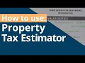 How to Use the Tax Estimator