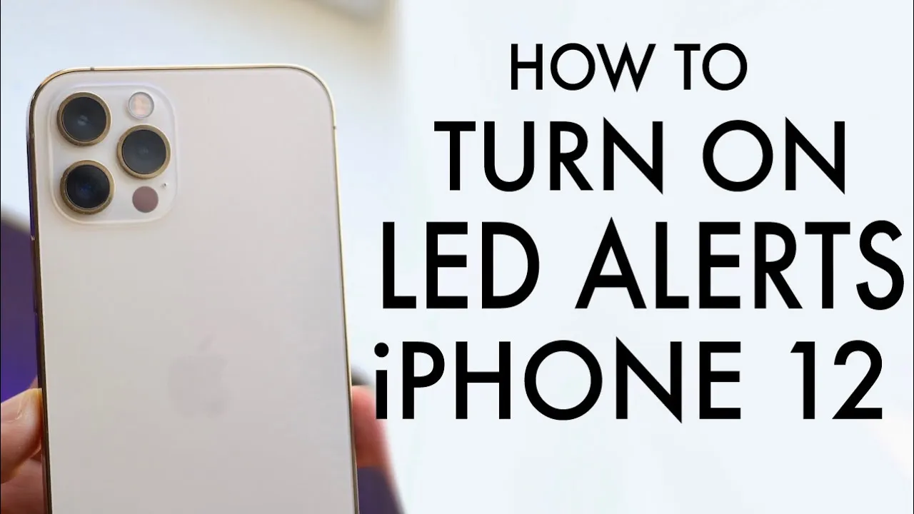 How To Turn On LED Flash Notifications iPhone 11 & iPhone 11 Pro