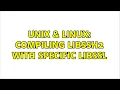 Unix Linux Compiling LibSSH2 with specific LibSSL