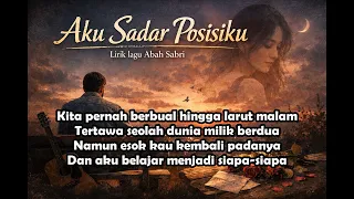 aku sadar posisiku