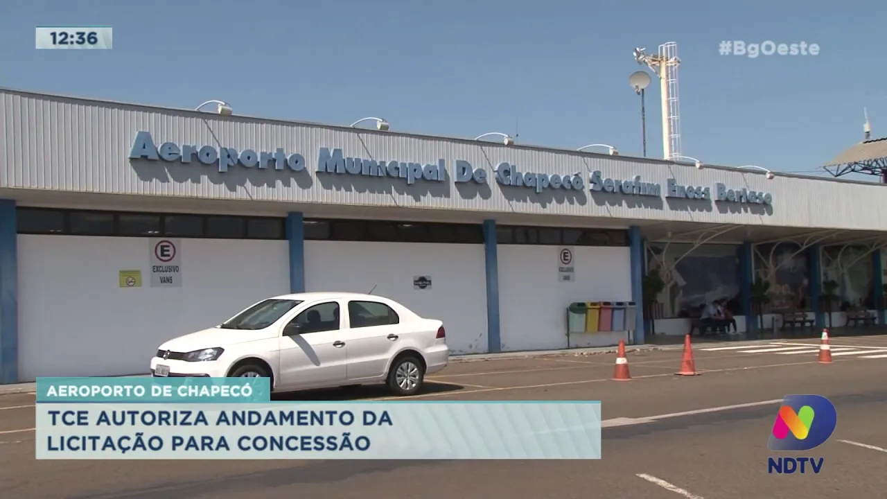 Aeroporto de Chapecó: TCE/SC autoriza andamento da licitação para concessão