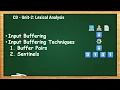 2 3 - Input Buffering its Techniques