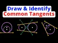 Draw Identify Common Tangents External Internal Geometry Eat Pi