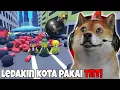 TRIO KOCAK RUSUH DI KOTA? KITA BOM PAKAI TNT! - Wobbly Life Indonesia