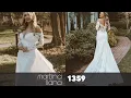 Off-the-Shoulder Long Sleeve Wedding Gown Martina Liana 1359