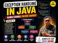 Exception Handling in Java Explained in Hindi Try Catch Finally Checked vs Unchecked Exceptions