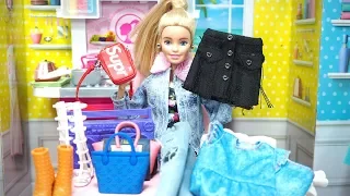 Barbie Unboxing 5 Barbie Doll Online Shopping Supreme Bag And Clothes Haul Barbie Stop Motion 