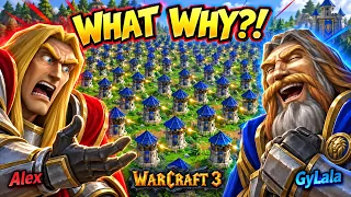 Alex & GyLala in Warcraft 3: The 100-Tower Disaster 😂