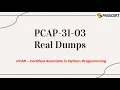 PCAP - Certified Associate in Python Programming PCAP-31-03 Dumps