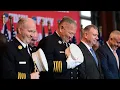 FDNY Swearing-In Ceremony for First Deputy Commissioner Mark Guerra COD John M Esposito and staff