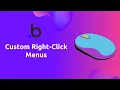 Build custom right-click menus in your bubble application