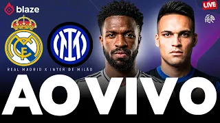 🔴 REAL MADRID X INTER DE MILÃO | AO VIVO | CHAMPIONS LEAGUE | JOGO AO VIVO COM IMAGENS DO BERNABÉU
