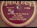 "Will There Be Any Stars In My Crown?" (1929) gospel hymn, LYRICS HERE, John Seagle & Leonard Stokes