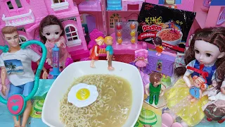 جنه ورؤي في بيت خالو احمد عائلة عمر جنه ورؤي مامتي دكتورة العاب بنات 