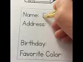 FREE Pen Pal Printables