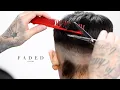 Gave this kid a complete TRANSFORMATION how to do a clean drop fade step by step