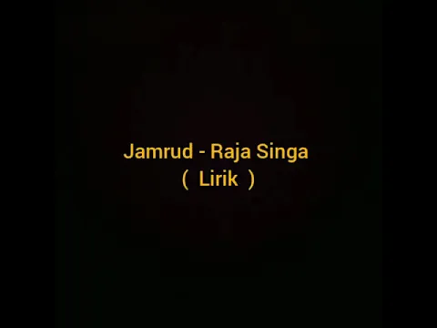 Download MP3 Jamrud senandung raja singa