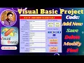 Create Save Update Delete and Search Print Profile Using Visual Basic 6 and Ms Access-Step by Step