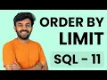 ORDER BY LIMIT OFFSET SQL Mastery Ep - 11 code io