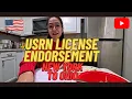 USRN License Endorsement from New York license to Ohio guide USRN EB3 Immigrant Visa