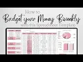 How to Budget your Money Biweekly with this Biweekly Budget Spreadsheet Template Google Sheets