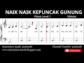 Download Lagu not balok naik naik kepuncak gunung - piano level 1 - lagu daerah maluku - do re mi / solmisasi