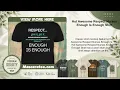 Hot Awesome Respect Nurses Enough Is Enough Shirt