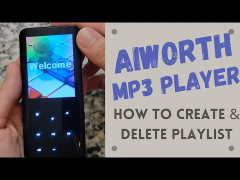 Download MP3 How To Create \u0026 Delete Playlist | Aiworth | Digital MP3 Player