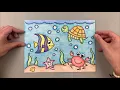 Under The Sea Drawing Tutorial