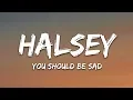 Download Lagu Halsey - You should be sad (Lyrics)