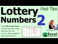 Microsoft Excel Lottery Numbers Part 2 - Counting the Winning Numbers for Each Ticket