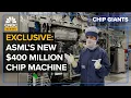 How ASML Makes Chips Faster With Its New 400 Million High NA Machine