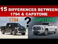 15 DIFFERENCES BETWEEN THE 2022 TUNDRA CAPSTONE 1794 - THE NEW CAPSTONE HAS MANY UNIQUE FEATURES