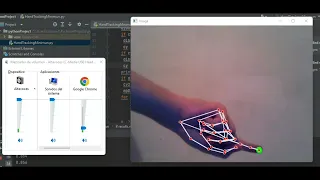 App Volume Control with Hand Tracing Computer Vision
