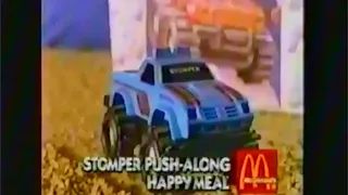 McDonalds Happy Meal Commercial Featuring Stomper Trucks 1980s