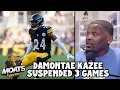 Pittsburgh Steelers Damontae Kazee Suspended 3 Games