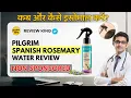 Pilgrim Spanish Rosemary Water Review | Pilgrim Spanish Rosemary Water How To Use | Pilgrim Rosemary