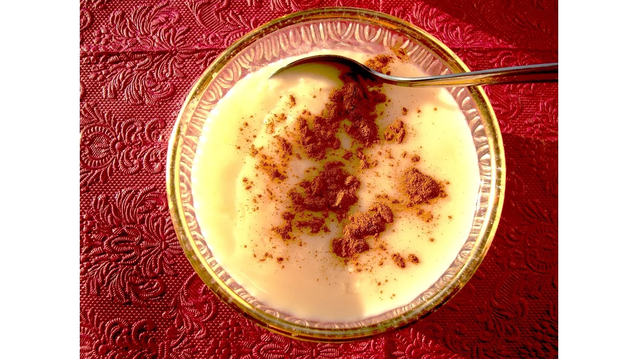 Rice pudding Greek and VEGAN (Rizogalo)