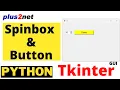 Updating width option of a Tkinter button by connecting to a Spinbox value by using config