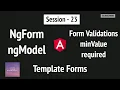 template driven forms angular 4 example