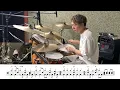 【Mrs. GREEN APPLE】A Posteriori - Drum Cover (With Sheet Music)