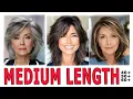 TOP Medium length layered Haircuts Haircuts after 40 50 60