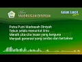 lagu buat mars diniah porsadin madrasah dianiah 💫