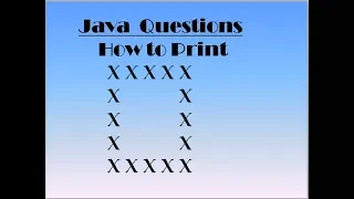 Java Question on Print Pattern using For loops