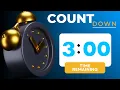 3-Minute Countdown Timer Perfect for Quick Breaks Time Management