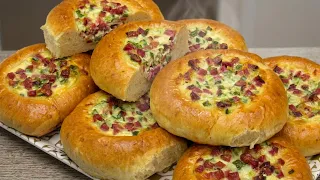 Шанежки с Колбасой ВКУСНЕЕ ПИЦЦЫ! Все секреты правильного теста для булочек