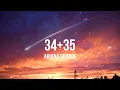 34+35 - Ariana Grande (lyrics)