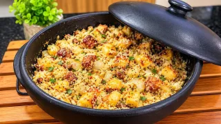 VOCÊ NUNCA VIU UMA FAROFA ASSIM! O INGREDIENTE SECRETO VAI TE SURPREENDER!