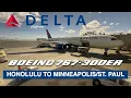 Trip Report Delta Air Lines Boeing 767-300ER Honolulu HNL to Paul MSP Main Cabin