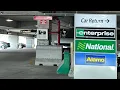 Orlando Airport MCO Car Rental Return Driving Directions from Disney area with re-fueling stop
